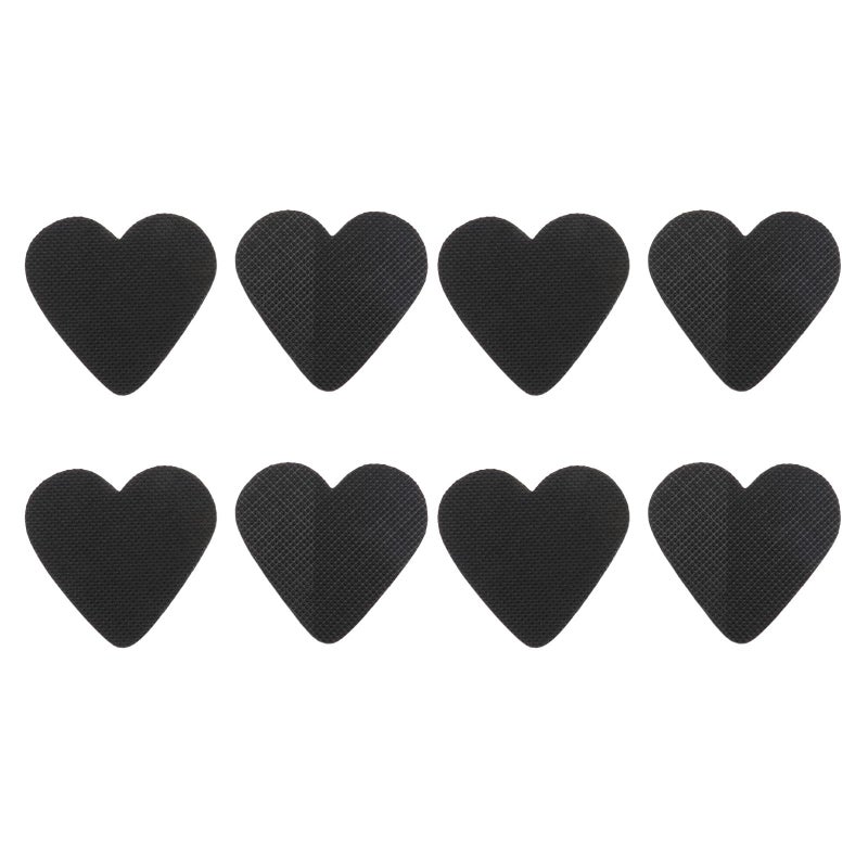 Self Adhesive Non Slip Rubber Sole Pads For High Heels 4 Pairs Black - Image 2