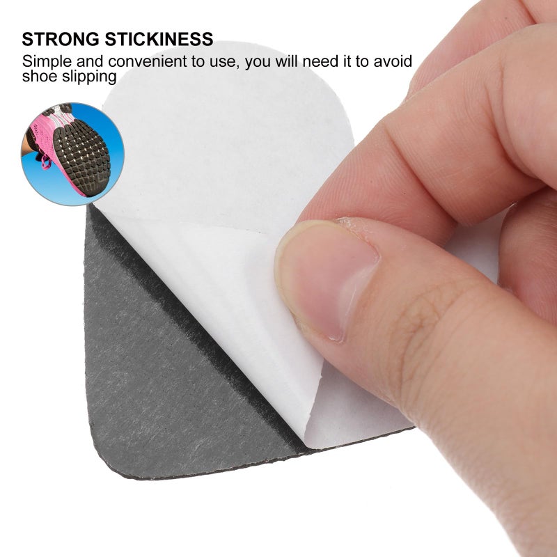 Self Adhesive Non Slip Rubber Sole Pads For High Heels 4 Pairs Black - Image 5