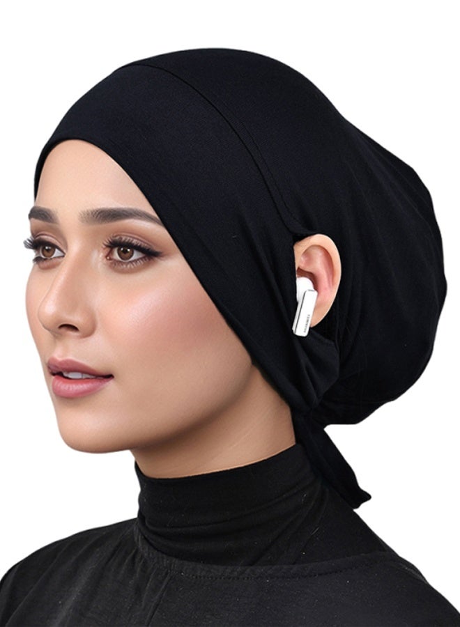 Hijab Undercaps for Women Solid Color Inner Tube Cap Muslim Beain Caps  - Image 4