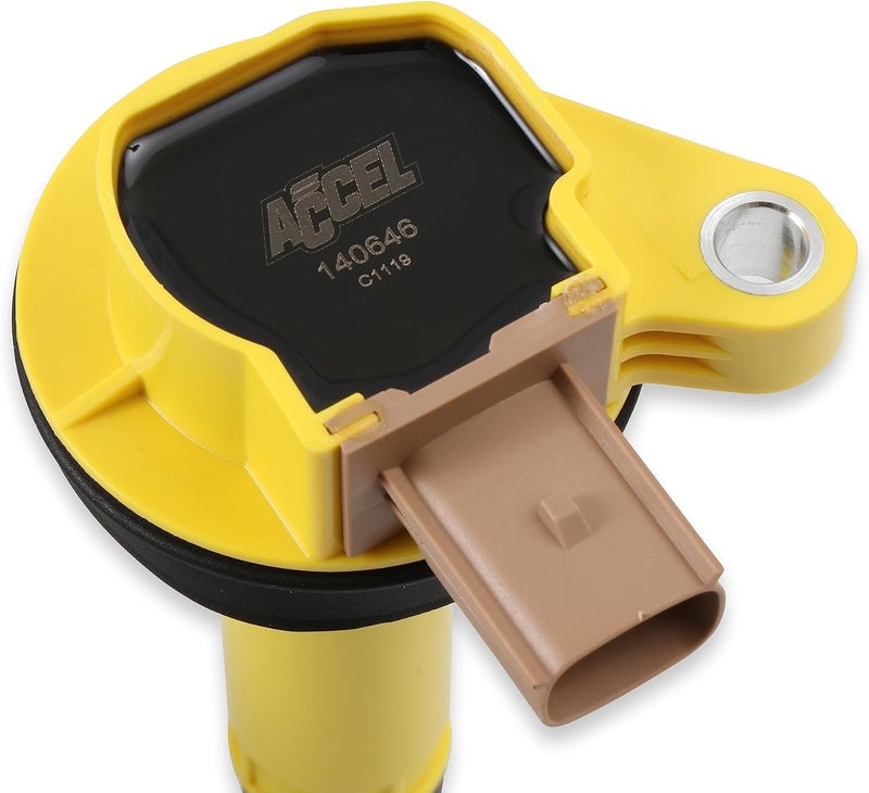 ACCEL Super Coil OEM Replacement 3 Pin Yellow 6 Pack - Image 4
