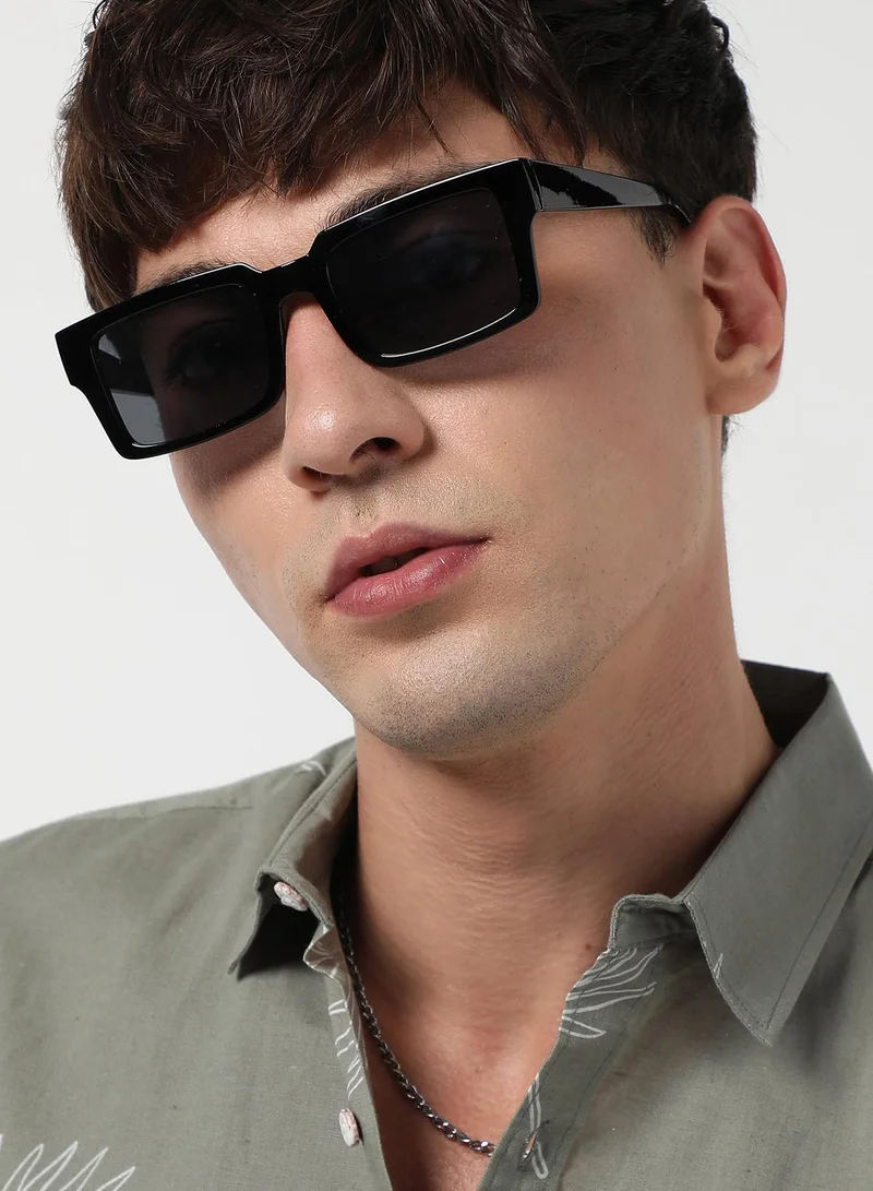 Haute Sauce Full Rim Rectangular Sunglass