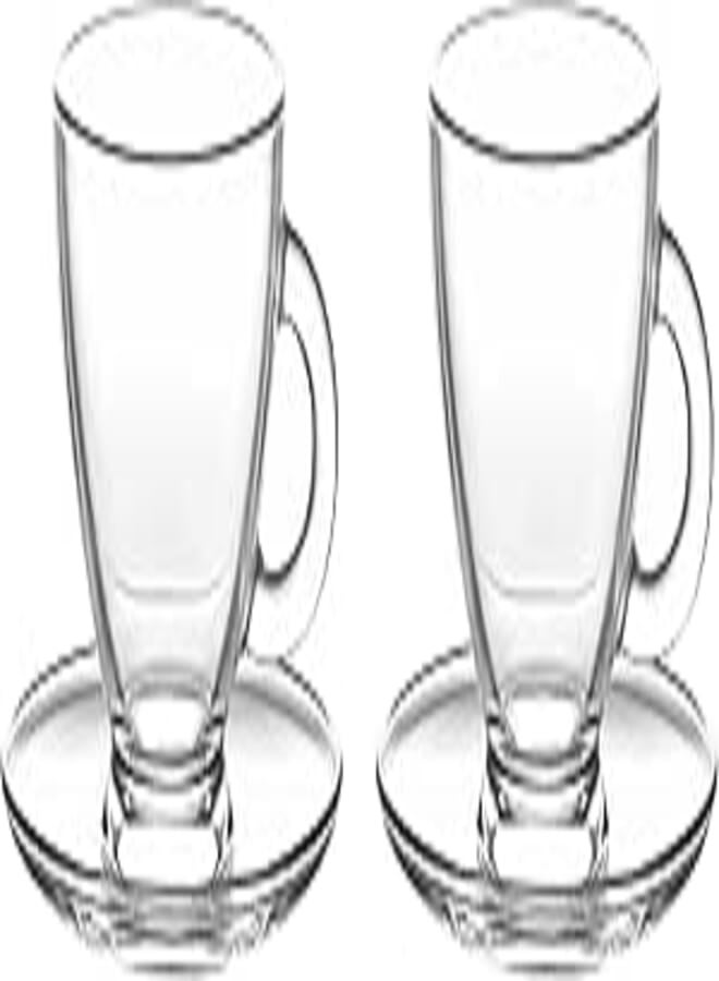 Lav Mug Roma Tea Mug And Saucers Set,Pack of 2 sets(4 pieces) - Transparent