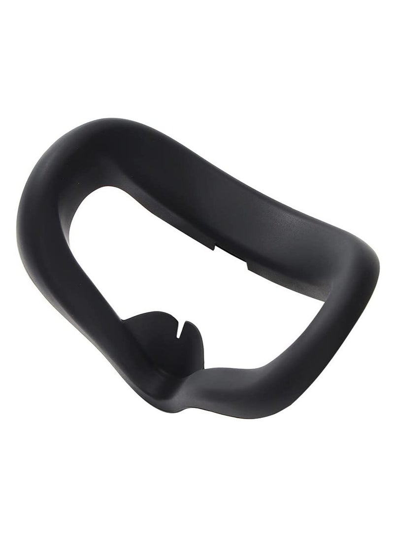 Generic VR Face Silicone Cover for Oculus Quest 2 VR Headset Soft Anti-Sweat VR Eye Cover Face Padding Sweatproof Lightproof Anti-Leakage Washable Anti-Leakage Light Blocking Eye Cover Accessories  - Image 1