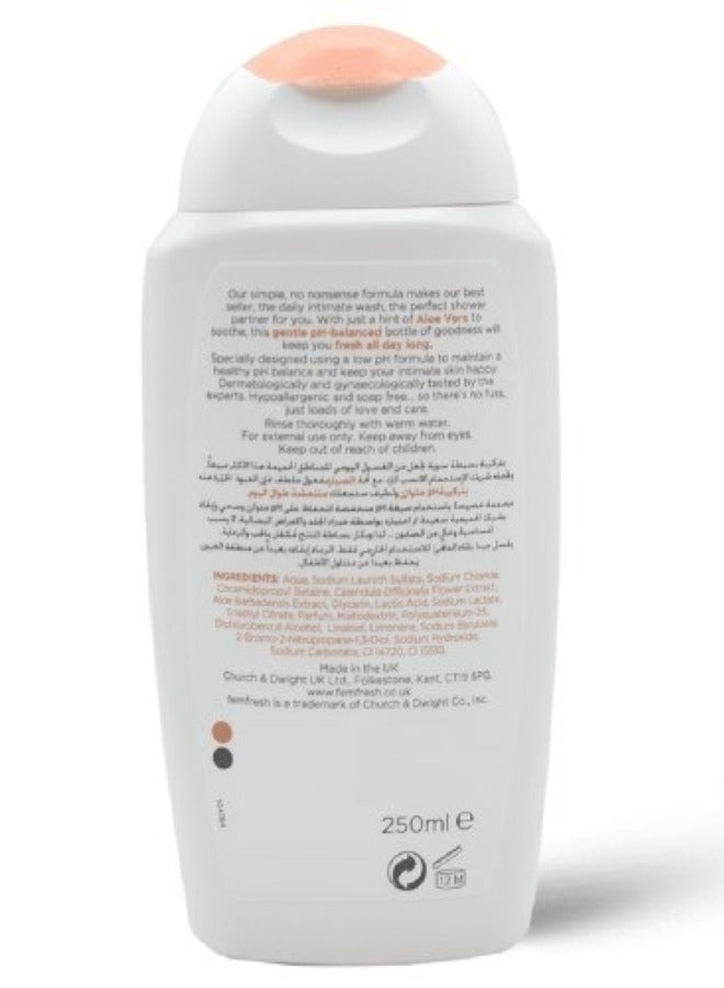 فيم فريش غسول يومي جديد للمنطقة الحساسة مع خلاصة الصبار والآذريون، متوازن الحموضة، تم اختباره من قبل أطباء الجلدية، 250 مل - Image 3