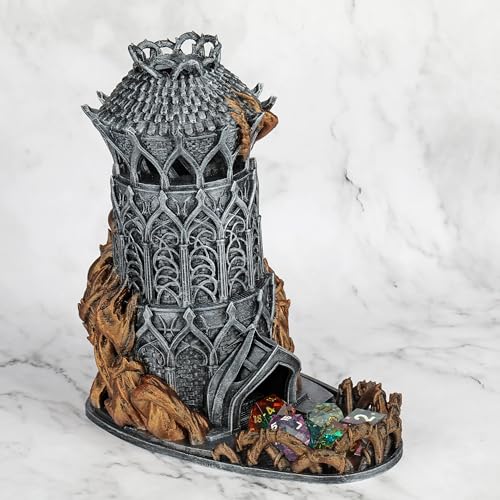 AUSPDICE Druid Tower Dice Tower Dice Rolling Tower for Role Playing Dice - Image 1
