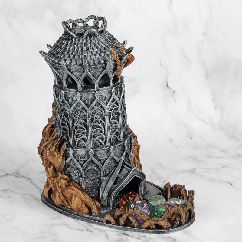 AUSPDICE Druid Tower Dice Tower Dice Rolling Tower for Role Playing Dice - Image 3