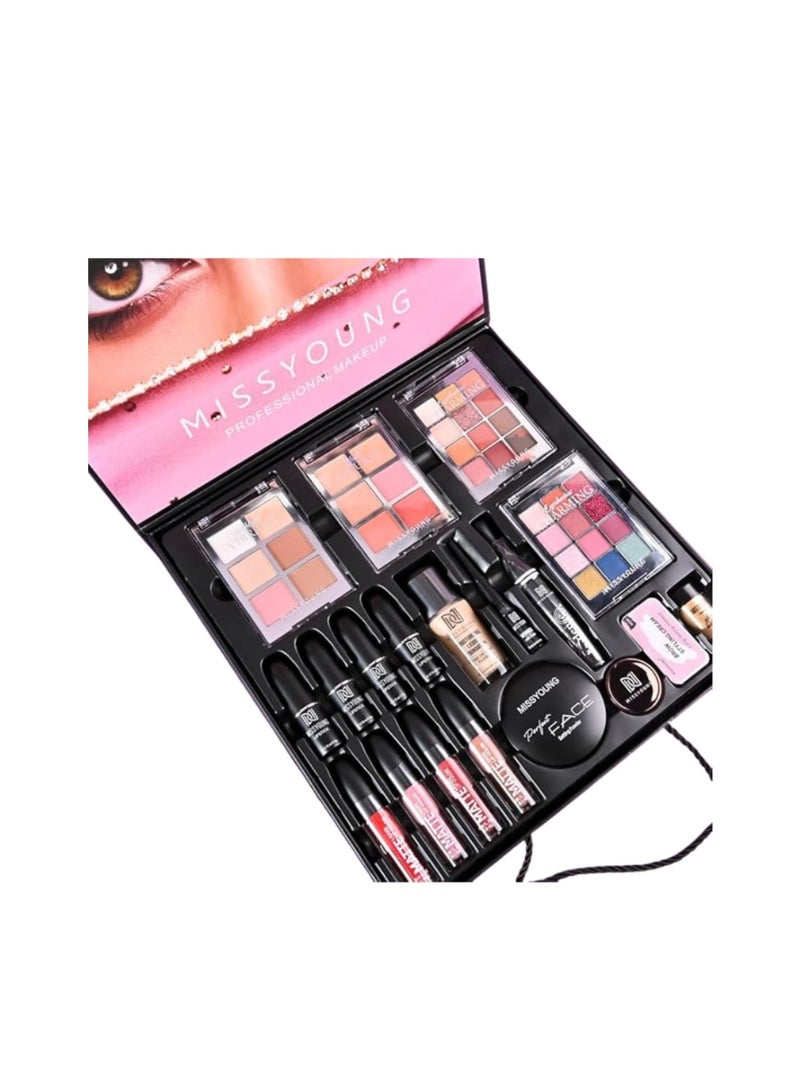 MISS YOUNG Missyoung Wholesale Large Makeup Gift Set – Professional Eyeshadow Palette & Full Cosmetic Kit - Image 2