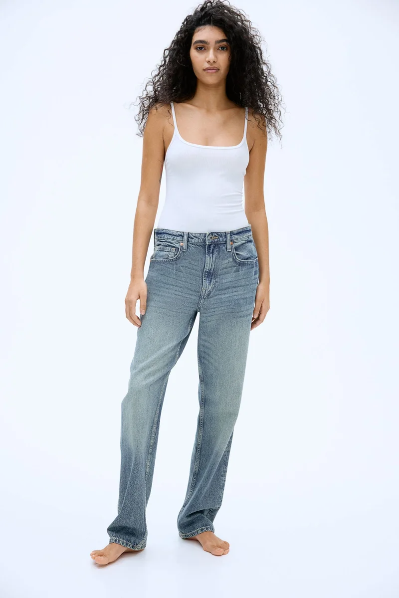 H&M Straight High Jeans