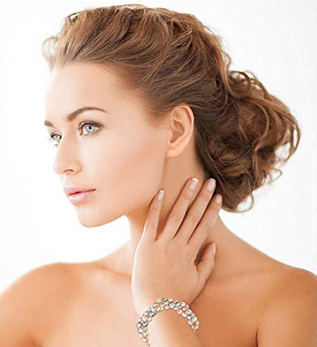 The Pearl Source 5-6mm Genuine Multicolor Freshwater Cultured Pearl Bracelet for Women - Image 3