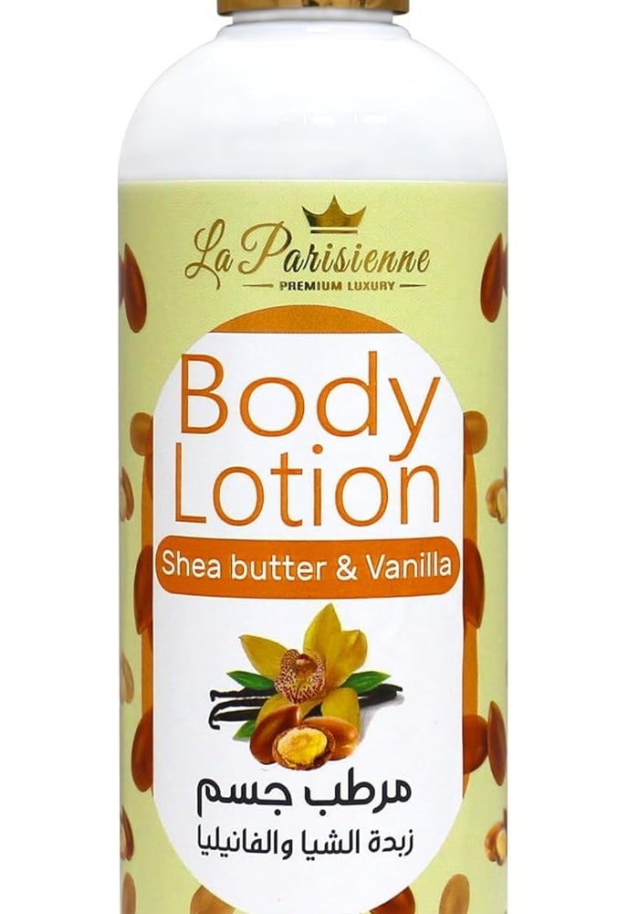 ECOLYTE+ La Parisienne Premium Body Lotion with Shea Butter & Vanilla - 500 ml - Image 1