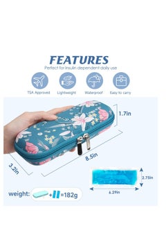 Generic Insulin Cooler Travel Case for Diabetic, Insulin Cooling Case Travel Portable Insulin Pen Carrying Case Cooler Bag Organizer for Diabetic Supplies with 2 Ice Pack, Epi Pen Carrying Bag  - Image 5