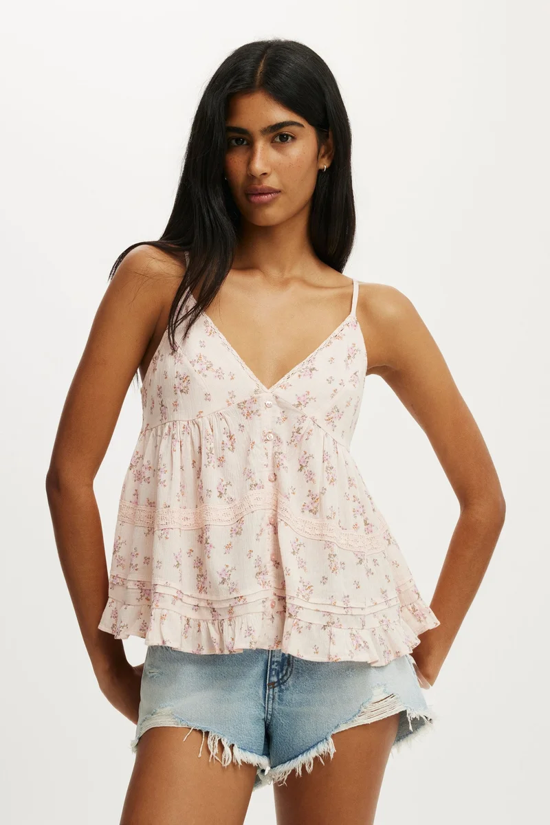 كوتون اون Billie Lace Babydoll Cami