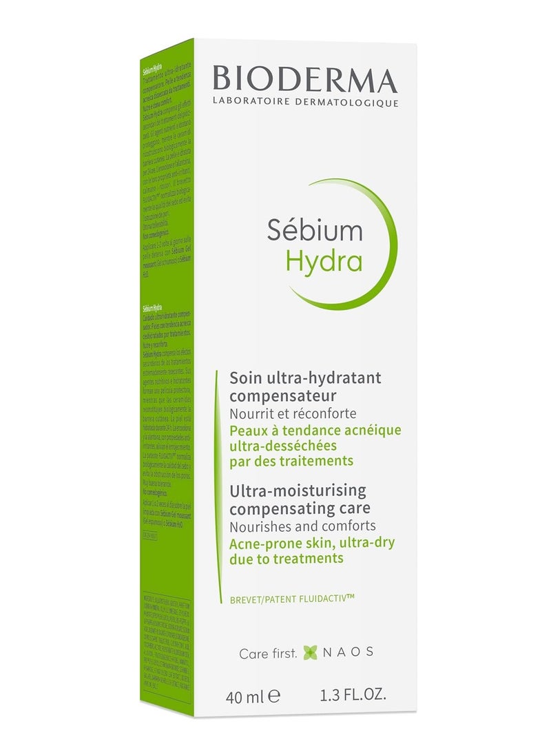 Bioderma (BIP09) - Bioderma Sebium Hydra Ultra Moisturizing Cream for Oily Skin 40ml - Image 1