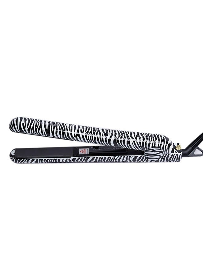 JOSE EBER Ceramic Straightening 125 inch Flat Iron BlackWhite 400grams - Image 1