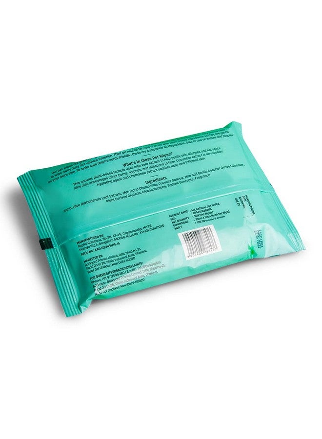 Heads Up For Tails Biodegradable Pet Wipes - 30 Pet Wipes (Pack of 1) - Image 5