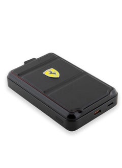 Ferrari PU Magsafe Powerbank Stand 10000mAh With Metal Ferrari Logo with stand function  - Black  - Image 4