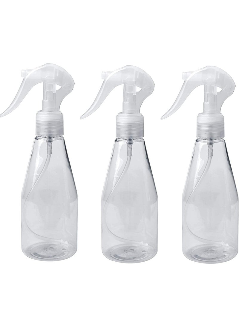 3 Pcs Spray Bottle, Empty Spray Bottle Clear, PET Plastic Bottles, Safe Non Mist Trigger Sprayer, Leak proof, Non Toxic Odorless, for Travel, Cleaning Solutions, Gardening, Skin Care - Image 1