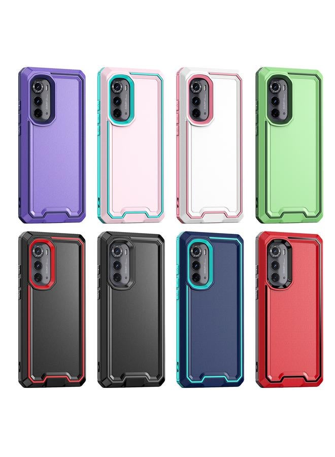 S-TOP Case For Motorola Edge 2022 Armour Two-color TPU + PC Phone Case - Image 2