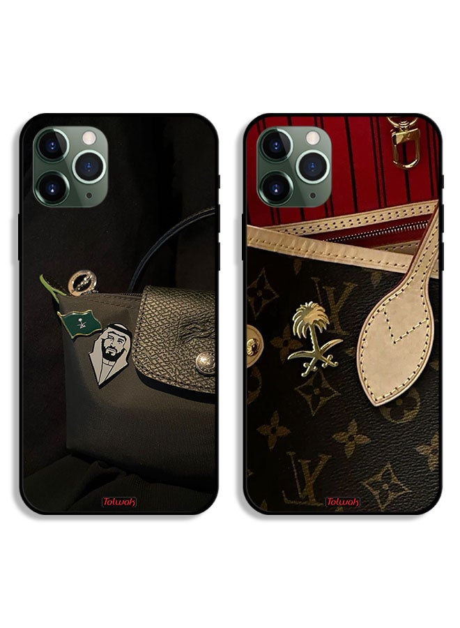 Tolwak Two Cases For Apple iPhone 11 Pro Max Protective Covers Kingdom Purse - Image 1