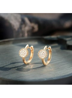 Mevecco Women Huggie Hoop Earrings Gold Ear Stud Cuff 14K Gold Filled Small Boho Beach Simple Delicate Handmade Hypoallergenic Jewelry Gift  - Image 4