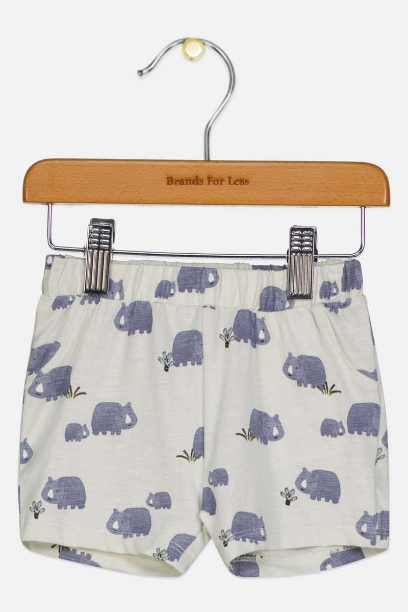 NAME IT Toddlers Boy Allover Print Basic Shorts, Multicolor - Image 1