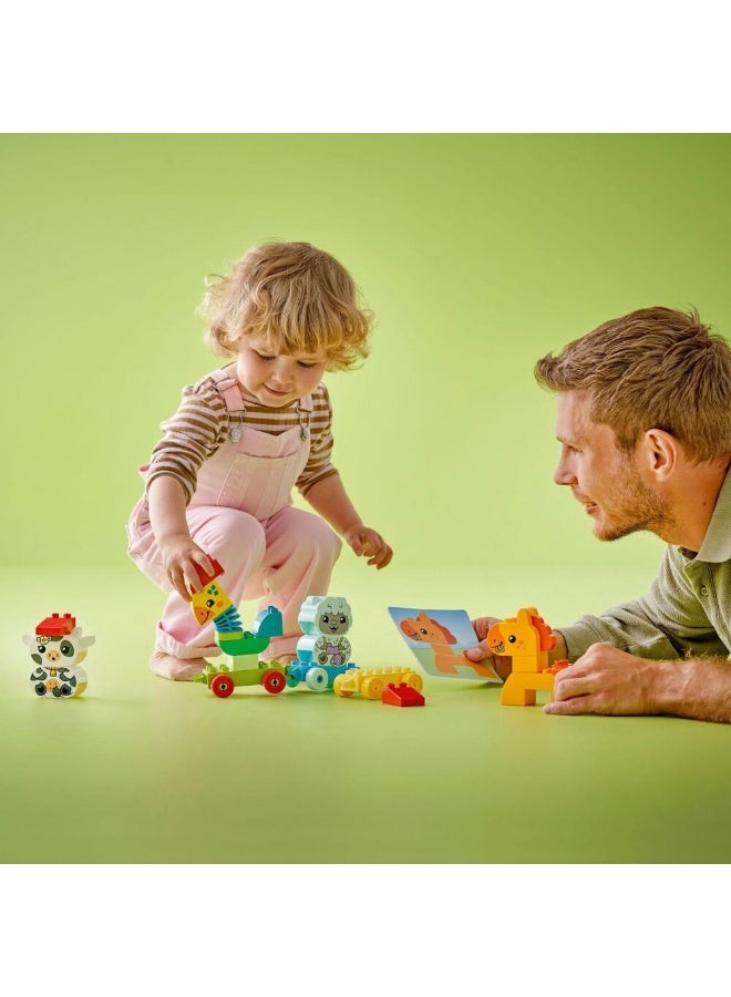LEGO Duplo My First Animal Train Nature Toy 10412 Building Toy Set (19 Pieces) - Image 1
