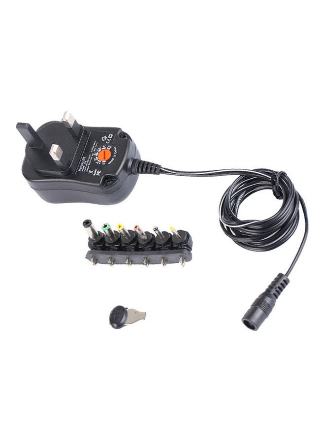 Loquat 3V-12V Universal Adjustable Voltage AC/DC Power Supply Wall Charger Adapter Black - Image 5