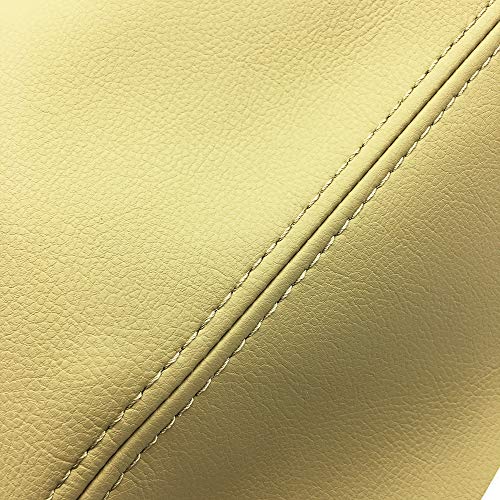 DSkoiph Center Console Lid Armrest Cover Leather Fit for Toyota Avalon 2000-2004 Leather Part Only (Beige) - Image 4