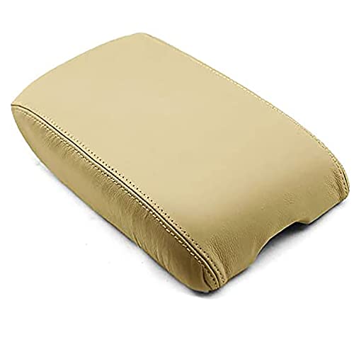 DSkoiph Center Console Lid Armrest Cover Leather Fit for Toyota Avalon 2000-2004 Leather Part Only (Beige) - Image 1