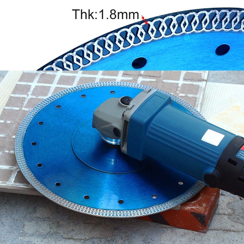 DAPRO 10" Diamond Tile Saw Blade Super Thin Diamond Porcelain Blade for Cutting Stone Porcelain Tile Ceramic - Image 5