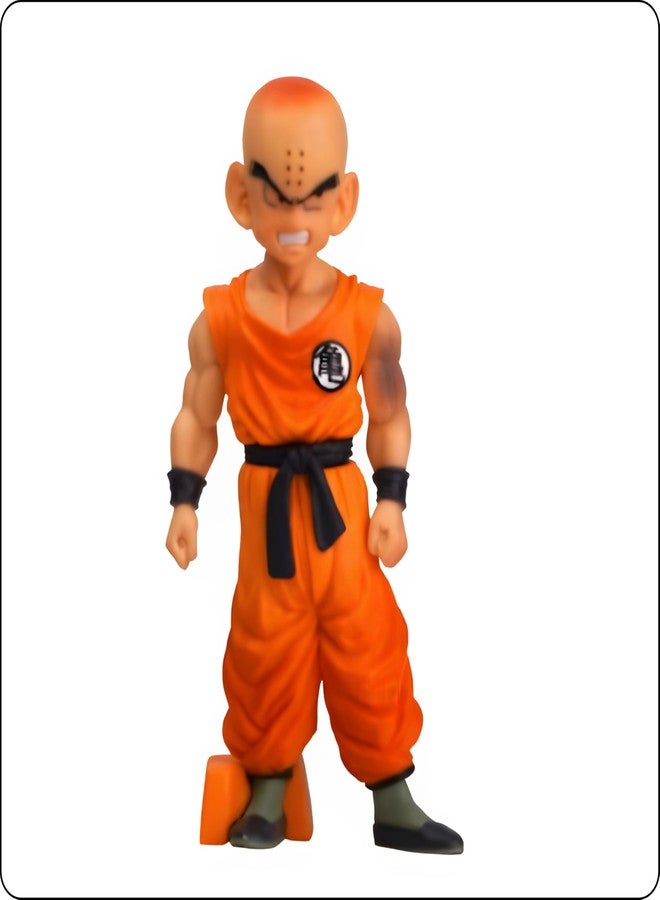 Offo Krillin Action Figure 18cm – Dragon Ball Z Anime Collectible PVC Display Toy for Study Table, Office Desk & Shelf | Gift for Kids, Teens & DBZ Fans - Image 1