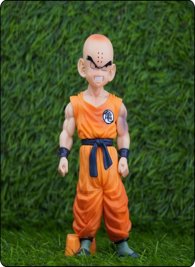 Offo Krillin Action Figure 18cm – Dragon Ball Z Anime Collectible PVC Display Toy for Study Table, Office Desk & Shelf | Gift for Kids, Teens & DBZ Fans - Image 2