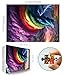 Blueforest 1000 Piece Puzzles for Adults Rainchbow Tornado Jigsaw Puzzles for Adults Hard Challenge Art Jigsaw Puzzle for Gifts Birthday Party Games Family 275 197 inch Dust Free Puzzle - Image 4