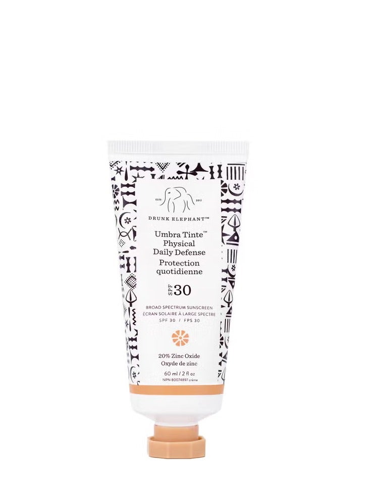 صبغة أومبرا تينت من درانك إليفانت، حماية يومية طبيعية من أشعة الشمس SPF30، 60 مل - Image 1