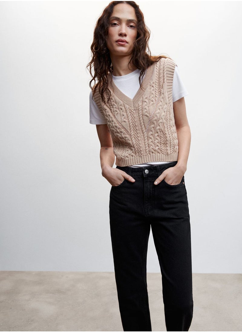 MANGO - High Waist Jeans - Image 1