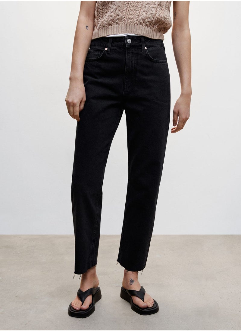 MANGO - High Waist Jeans - Image 1