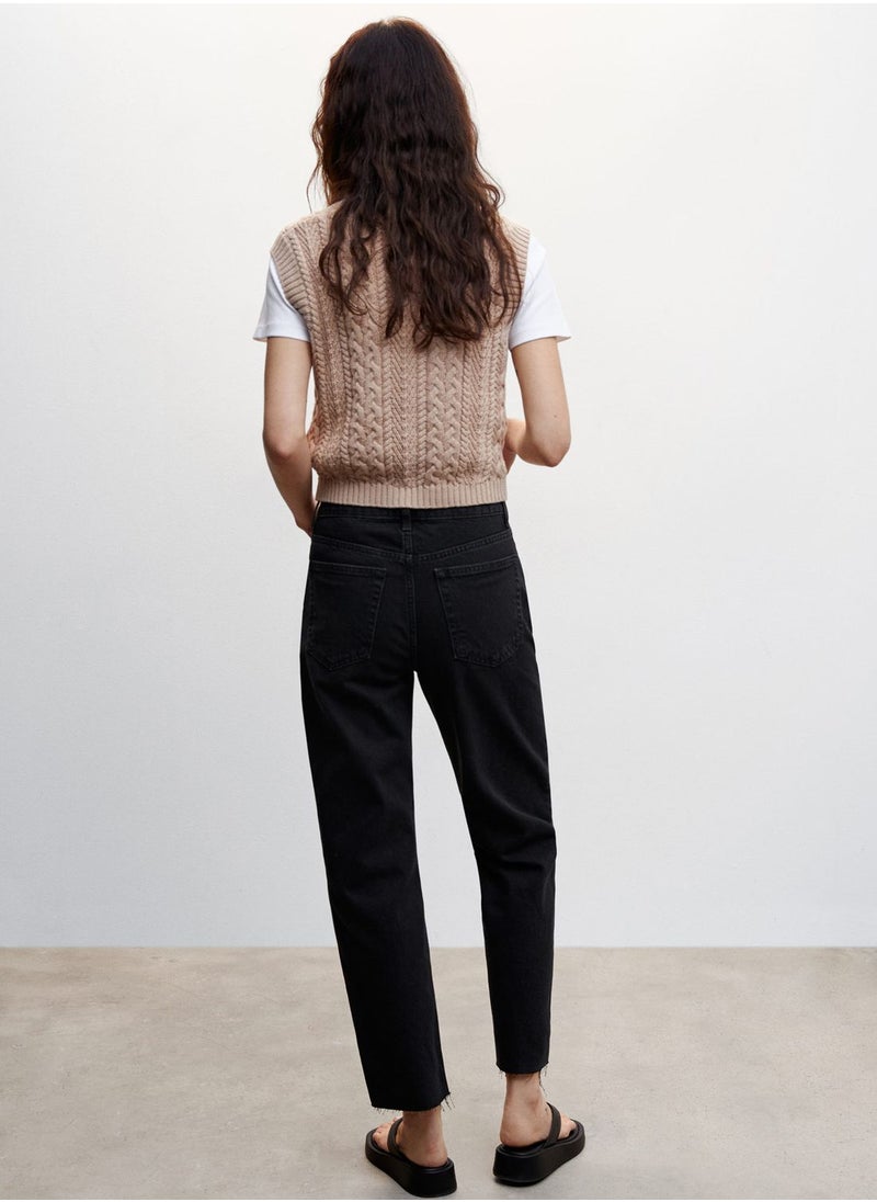 MANGO - High Waist Jeans - Image 1