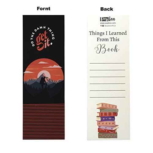 Papboo Designer Bookmarks Set of 30, Design- 1 - Specially Designed for Book, Artcard, Matte Finished,NO Repeat Designs, Multi-Color Bookmark (6 * 2 inches) - Image 3