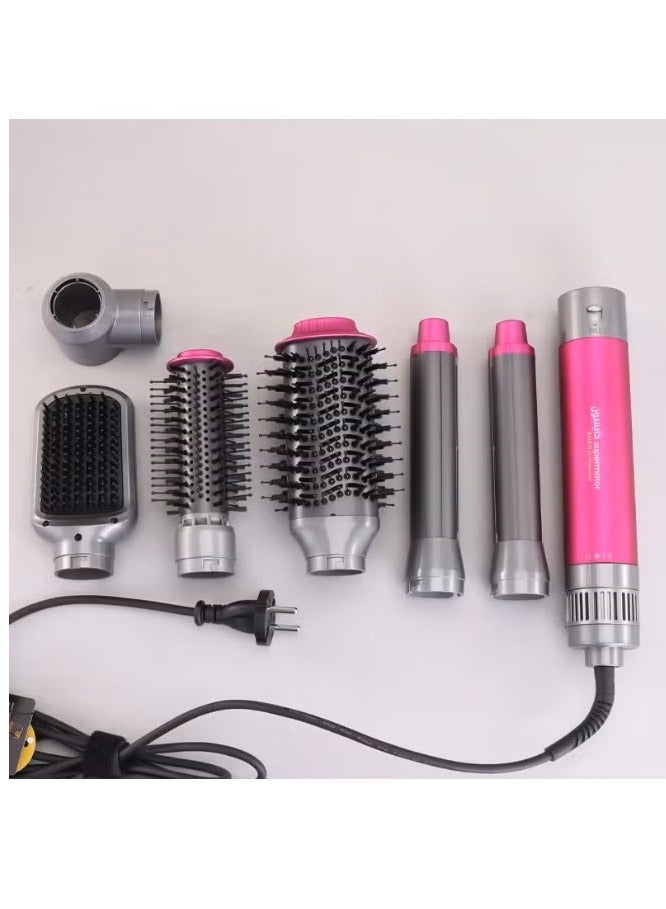 ENZO Professional 6-in-1 Hair Styler Set– ENZO EN-4133 Supersonic Airwrap Dryer with Curling Barrels, Volumizing Brushes & Smoothing Comb-Pink colour - Image 2