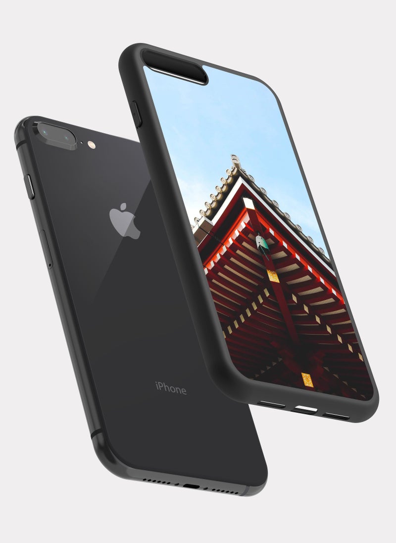 PXLAAT iPhone 8 Plus case cover Japanese Roof - Image 2