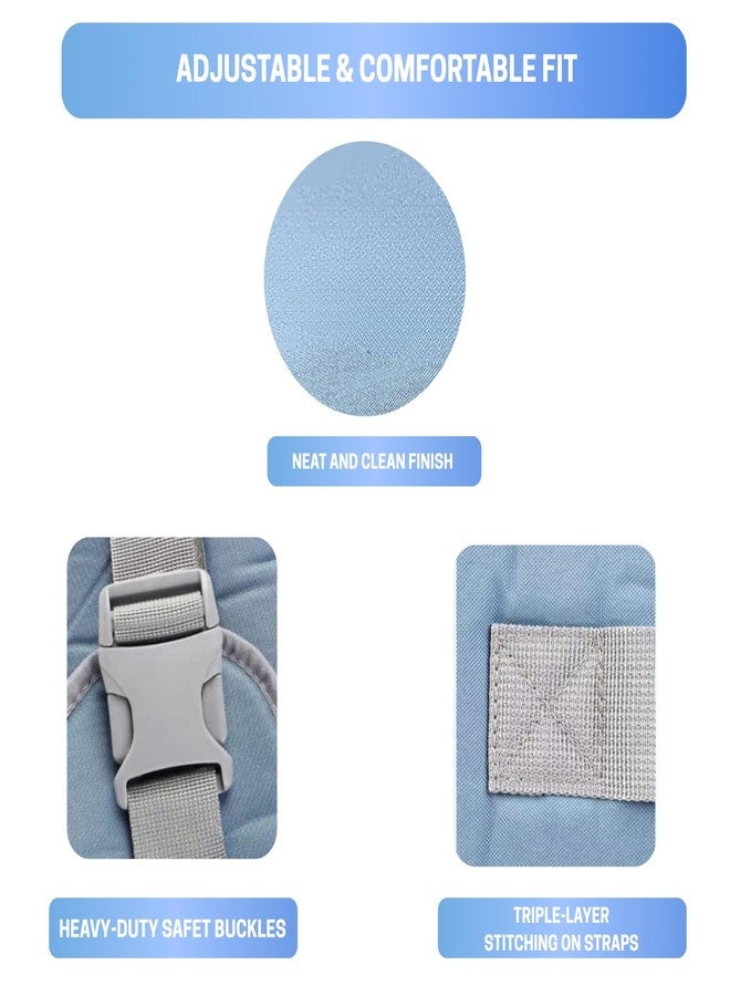OBABY Ergonomic Hip Seat Baby Carrier: Pain-Free Lumbar Support for Parents – 5 Comfortable Carry Positions – Soft Premium Cotton, Lightweight & Adjustable – Essential Travel Gear for Infants & Toddlers (Wine Red) - Image 5