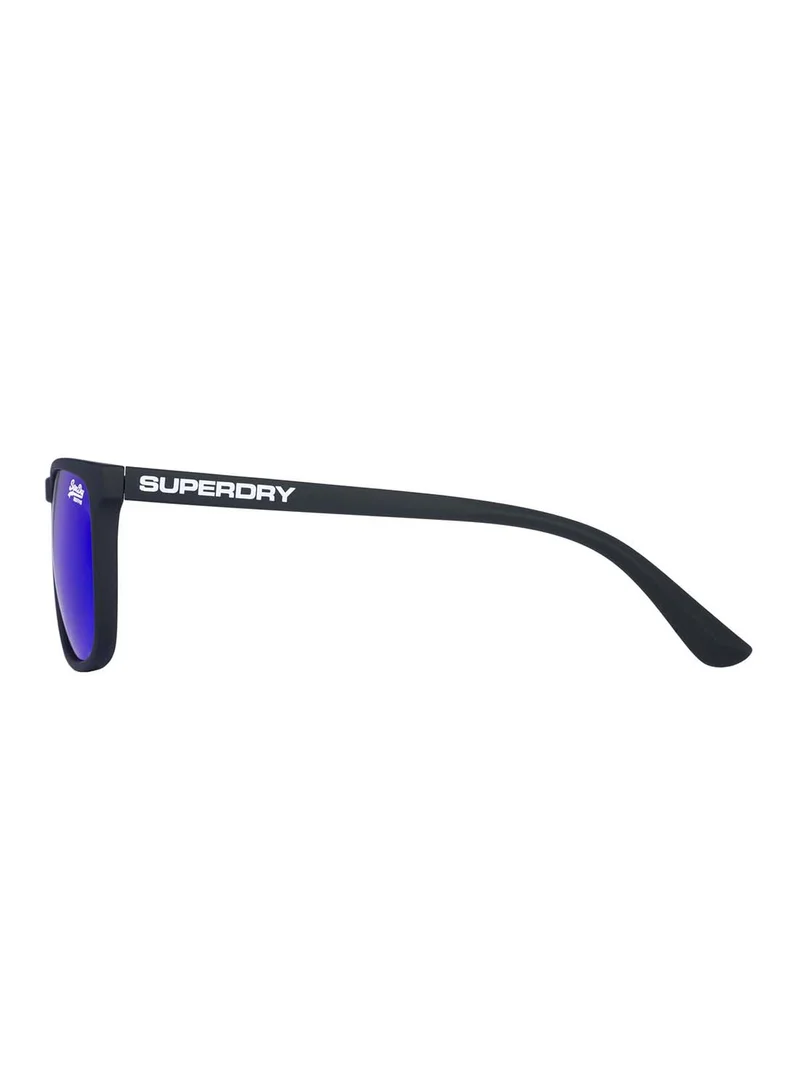 سوبر دراي SHOCKWAVE (187) Full-Rim Rectangular UV Protection Sunglasses - Blue