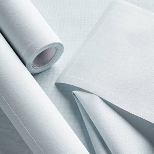 MY DRAP مناديل كوكتيل قطنية - 4.3 × 4.3 بوصة - 50 وحدة لكل لفة - رمادي لؤلؤي - Image 5