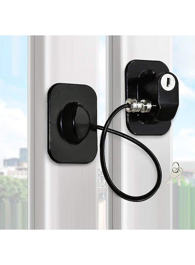 Child Safety Cable Window Lock With Key, High-quality ABS, and PE Material - Image 5
