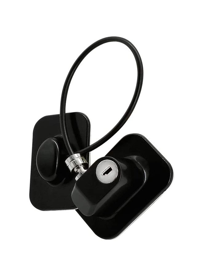 Child Safety Cable Window Lock With Key, High-quality ABS, and PE Material - Image 1