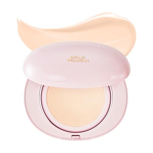 milktouch Cushion Foundation 24H Flawless Skin Radiant Shine No Oxidation LongLasting NonCreasing 60 Hydrating Skincare Infused Korean Foundation 15N Fair Ivory - Image 1