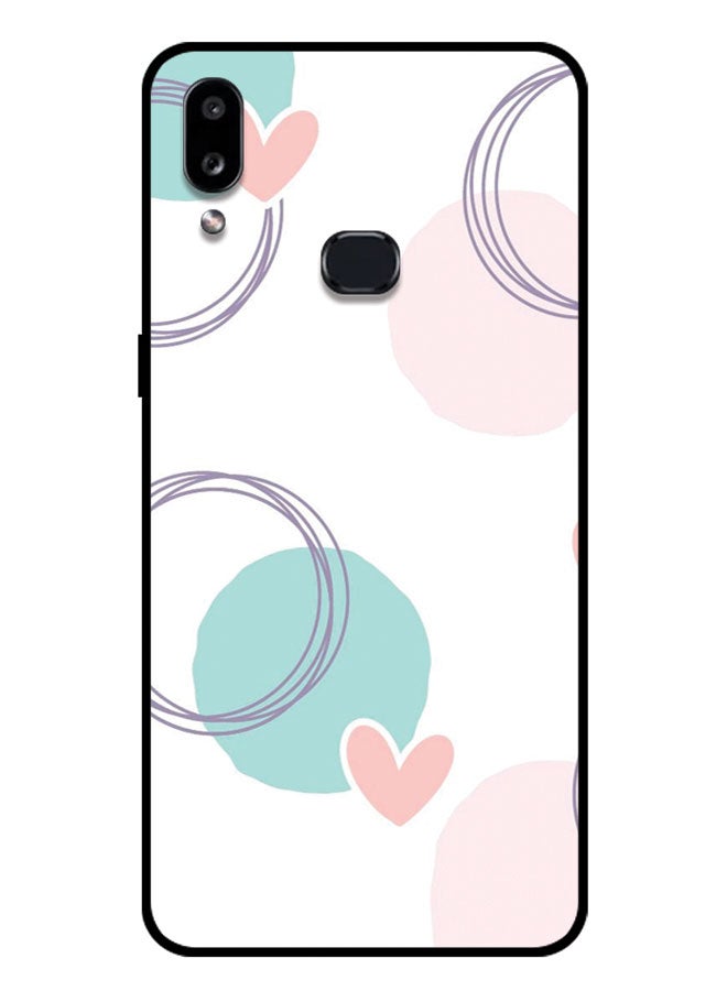 EYE CATCH Printed Protective Case Cover For Samsung Galaxy A10S -  Pink Heart - Image 1