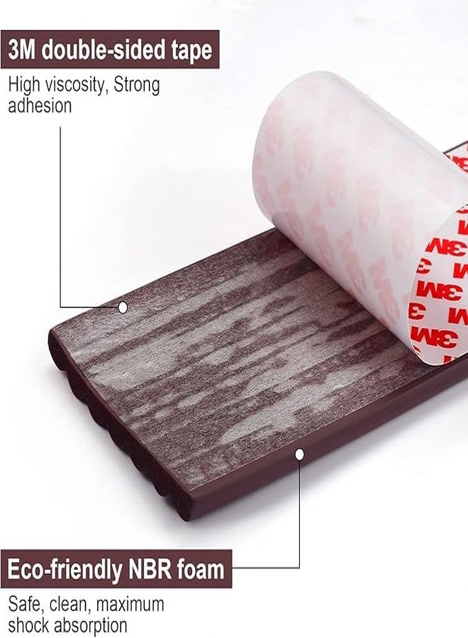 KUCHIFY Child Safety Edge and Corner Protector Baby Proofing Foam Cushion Guard with Strong Adhesive for Sharp Furniture Edges - Soft, Durable Roll (Brown, Pack of 1) - Image 5