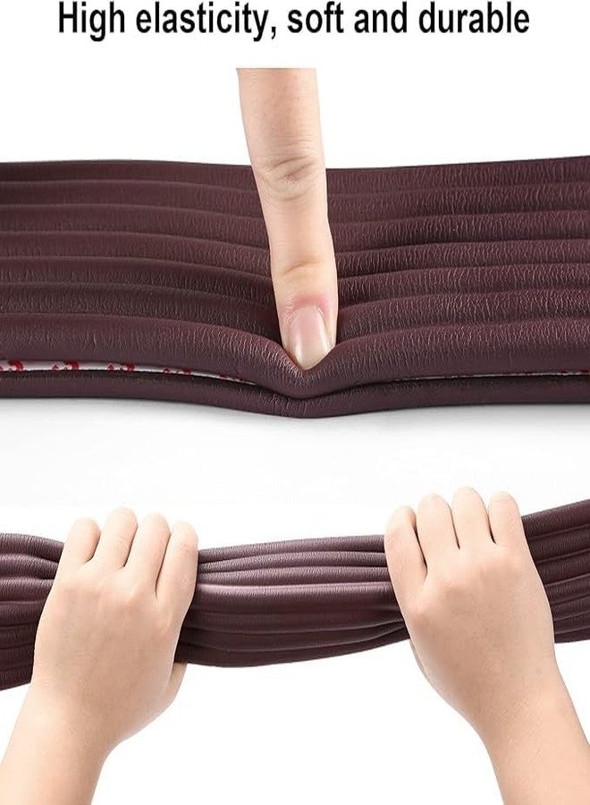 KUCHIFY Child Safety Edge and Corner Protector Baby Proofing Foam Cushion Guard with Strong Adhesive for Sharp Furniture Edges - Soft, Durable Roll (Brown, Pack of 1) - Image 3