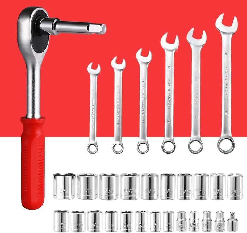 TLGREEN 198 Piece Home Tool Set - Portable Mechanic Basic Hand Repair Tool Kit with Storage Box - Image 3